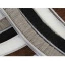 Ver imagem 2 de Veda Fresta Fita Escovinha Normal de Vedação Porta Janela Preta 5x7mm 10Mts