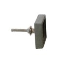 Ver imagem 3 de Kit 6 Puxadores Porta Claro Concreto/Metal 5x8x5cm Besha