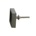 Ver imagem 2 de Kit 6 Puxadores Porta Claro Concreto/Metal 5x8x5cm Besha