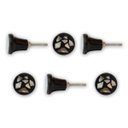 Ver imagem 1 de Kit 6 Puxadores Madrepérola Pedaços com Resina 3,5x3,5x3 cm