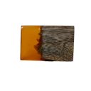 Ver imagem 3 de Kit 6 Puxadores Acrílico Ambar com Acab. Madeira 3x3x5cm