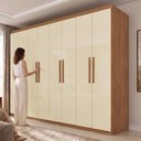 Ver imagem 6 de Guarda-Roupa Casal 8 Portas 4 Gavetas Titanium