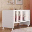 Ver imagem 2 de Berço para Bebê Mila 132cm Branco Brilho - Sallar Home