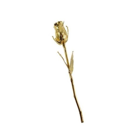 Botao Rosa Banhado Ouro Dourado Besha