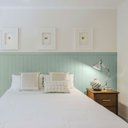 Ver imagem 4 de Revestimento de Parede Shiplap Ripado Tipo Lambri Vinilico 100x93cm:pistachio