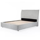 Ver imagem 3 de Cama Estofada Calla Queen 122 Cm X 180 Cm Cinza