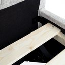Ver imagem 5 de Cama Estofada Calla Queen 122 Cm X 180 Cm Cinza