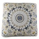 Ver mais imagens de Banqueta Pashmina Madeira Estofada C Bordado Branco Besha A22XL39XC39