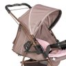 Carrinho de Bebê Galzerano Milano Reversível Ii 0 Meses até 15 Kg Cappuccino com Rosa - 2