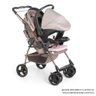 Carrinho de Bebê Galzerano Milano Reversível Ii 0 Meses até 15 Kg Cappuccino com Rosa - 3