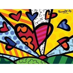 Quadro Romero Britto - A New Day 32x48 cm - 4