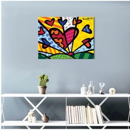 Quadro Romero Britto - A New Day 32x48 cm - 3