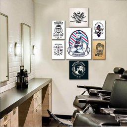 Kit Placas decorativas Barbearia Barber Shop - 3