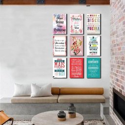 Kit Placas Decorativas Frases M3 - 4