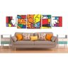 Quadro Decorativos Para Decoração O Abraço Romero Britto - 1