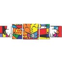 Ver imagem 2 de Quadro Decorativos Para Decoração O Abraço Romero Britto