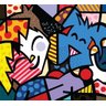Quadro Romero Britto Best Friends - 1