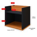 Ver imagem 4 de Mesa de Cabeceira Suspensa Nicho Porta Celular Madri