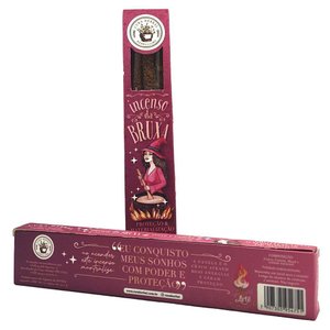 Incenso da Bruxa 100% Natural - Canela e Cravo, Proteção e Materialização de Sonhos, da Cura Herbal
