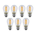 Ver imagem 1 de 7 Lâmpada G45 Filamento Vidro Transparente LED E27 Ace36