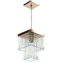 Ver imagem 2 de Kit 1 Pendentes Marrycrillic + 3 Pendentes Clearcrilic Cobre
