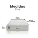 Ver imagem 4 de Colchão King Espuma Comfort Gel Sealy Premium 193x203cm