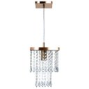 Ver imagem 4 de Kit 2 Lustre Pendente De Cristal Acrílico Marrycriic Cobre