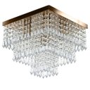 Ver imagem 1 de Lustre de Cristal Acrilico Sweetcrillic 30x30 Cobre Lindo