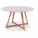 Ver imagem 1 de Mesa de Jantar Redonda Clara com Vidro - 1335/1336