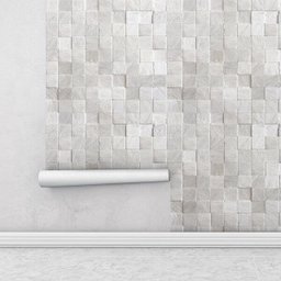 Papel De Parede Marmore Pedras Cinza Para Quartos e Sala Com Laminação - 3
