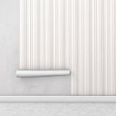 Ver imagem 1 de Papel De Parede Com Listras Branco Marfim Cinza Para Sala Com Laminação