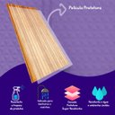 Ver imagem 2 de Papel De Parede Madeira Caramelo Marrom Para Sala Quarto Com Laminação