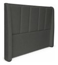 Ver imagem 4 de Cabeceira Estofada Valentina Luxo Moderna King 1.95 Bz Home Decor Cinza