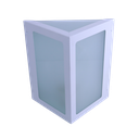 Ver imagem 2 de Luminária Arandela Alumínio E27 Parede/muro com 4 Vidros Interna/externa - 6226 - Branco Texturizado