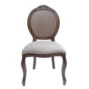 Ver imagem 6 de 5 Cadeira Medalhão Madeira Entalhada com Tela Telinha Palhinha