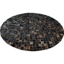 Ver imagem 1 de Tapete De Couro Redondo marrom café 3,00 Diâmetro peça 10x10