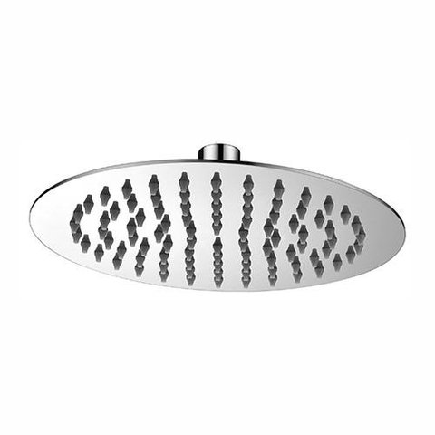 Chuveiro Ducha Redonda Metal Inox Slim 20 x 0,3cm