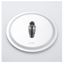 Ver imagem 6 de Chuveiro Ducha Redonda Metal Inox Slim 20 x 0,3cm