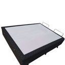 Ver imagem 3 de Base Box Baú Viúva Blindado NK Camas Poliéster Preto 41x128x188