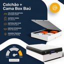 Ver imagem 4 de Cama Box Baú com Colchão Gazin de Espuma D28 Pillow Top Ortoblack Casal 138cm