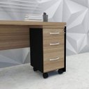 Ver imagem 2 de Gaveteiro 3 Gavetas com Rodízios Pe40 Pandin Móveis