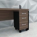 Ver imagem 2 de Gaveteiro 3 Gavetas com Rodízios Pe40 Pandin Móveis