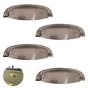 Ver imagem 1 de Puxador Concha Niquelado Escovado Stilo Gruppa 64mm 4 Unidades