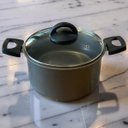Ver imagem 2 de Panela Cozivapor Antiaderente 3,5l Grafite com Tampa Vidro