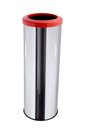 Ver imagem 1 de Lixeira Inox Aro Esmaltado 30 Litros Área Gourmet Cozinha Banheiro - Laranja