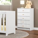 Ver imagem 3 de Cômoda Ditália 5 Gavetas BB-120 Branco