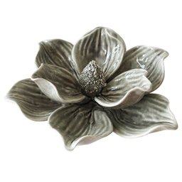 Adorno Flor Decorativa Ceramica Verde DL0044 - 1