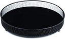 Ver imagem 1 de Bandeja Redonda Decorativa Espelhada Preto 20X4CM 11983 Mart