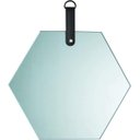 Ver imagem 1 de Espelho Hexagonal Fumê com Alça 27,5x26cm 12386 Mart