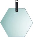 Ver imagem 1 de Espelho Hexagonal Fumê com Alça 27,5x26cm 12386 Mart